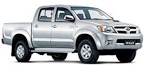 orģinālās Bremžu trumulis aizmugurē un priekšā TOYOTA HILUX Pick-up cena